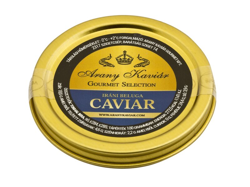 Arany Kaviár* Gourmet Selection iráni Beluga kaviár 30g