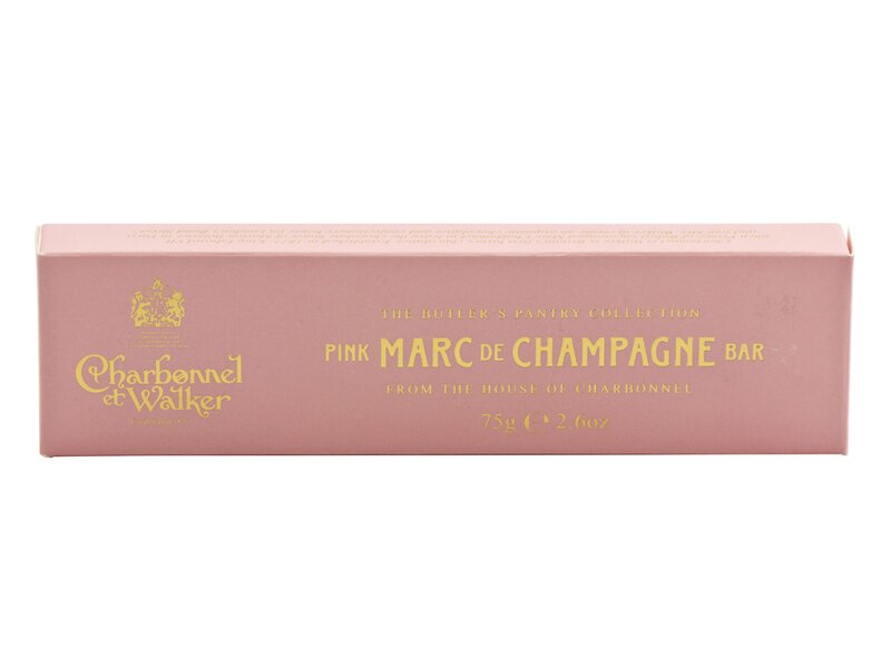 Charbonnel et Walker Pink Marc de Champagne bar 75g