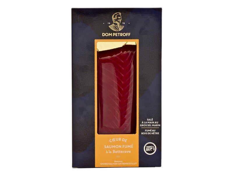 Dom Petroff* Coeur de Saumon Fumé á la Betterave 150g