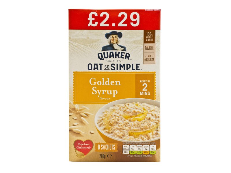 Quaker Oat So Simple Golden Syrup 288g