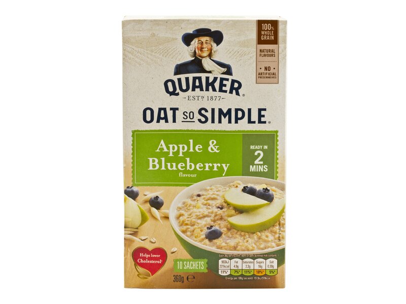 Quaker Oat So Simple Apple&Blueberry 360g