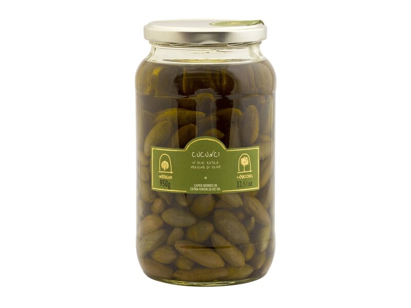 La Nicchia Caper berries in extra virgin olive oil kaprigyümölcs 950g