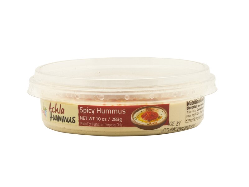 Strauss* hummus with hot peppers 283g