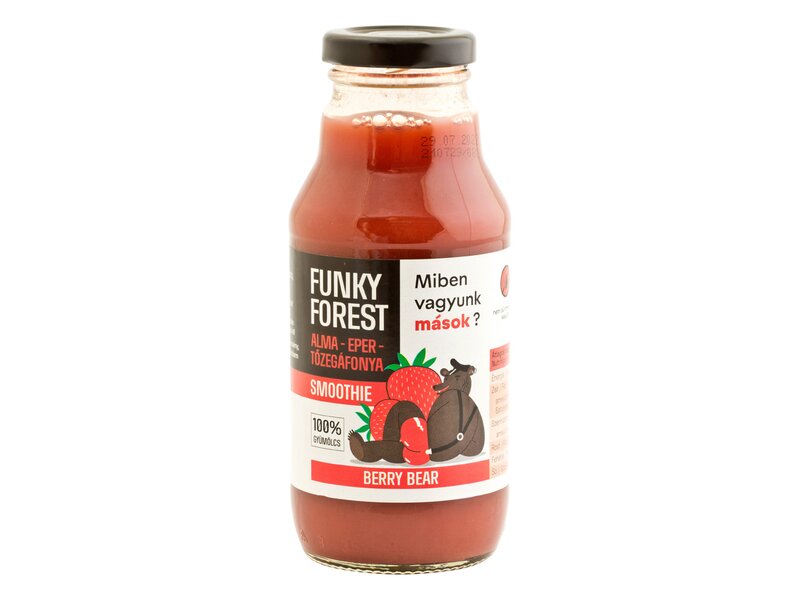 Funky Forest Berry bear - alma eper tőzegáfonya smoothie 330ml