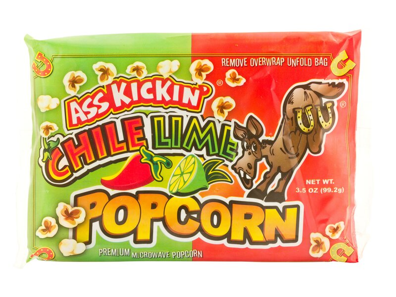 Ass Kickin' Microwave Popcorn Chili Lime 99,2g