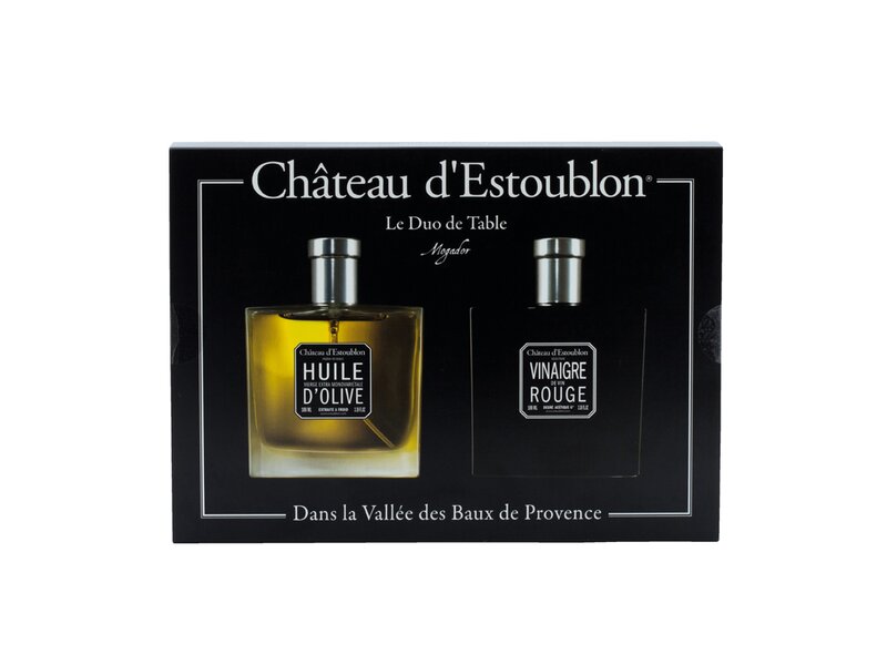 Estoublon olive oil & red wine vinegar 2x100ml