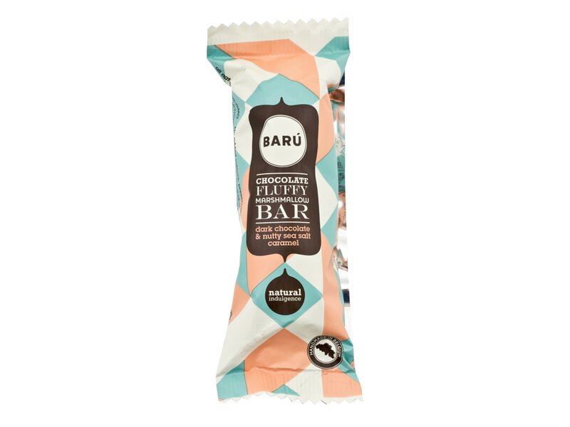 Baru Marshmallow Bar Dark Chocolate Nutty Sea Salt Caramel 30g