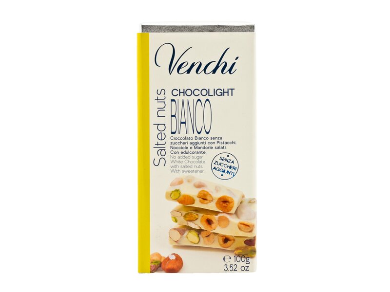 Venchi Chocolight Bianco Salted Nuts 100g