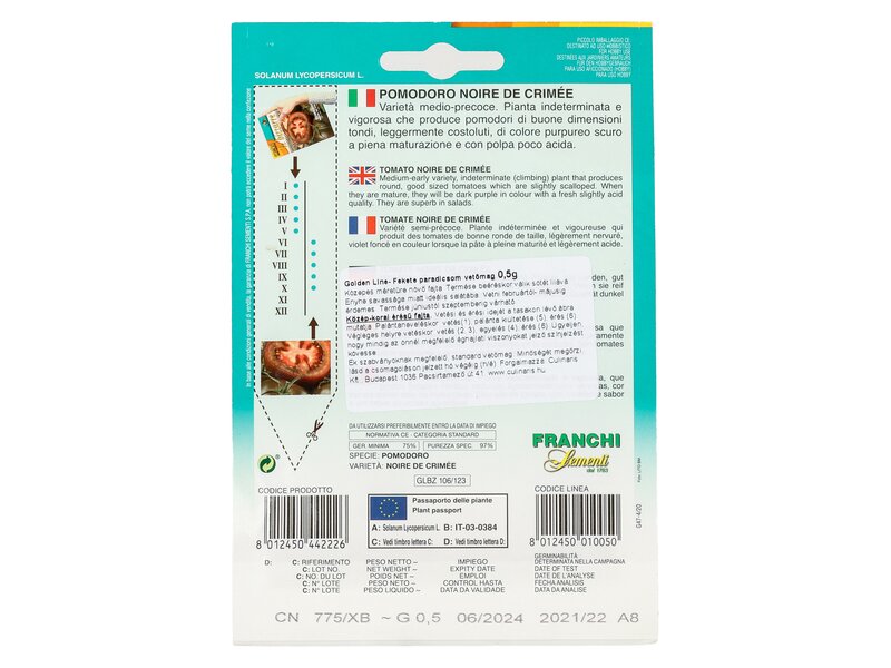 Golden Line fekete paradicsom vetőmag