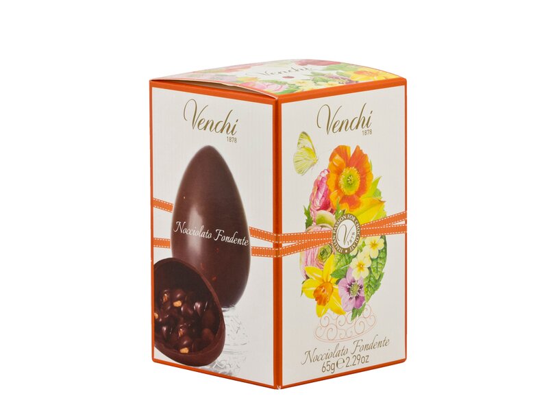 Venchi Mignon dark chocolate and hazelnut egg 60g