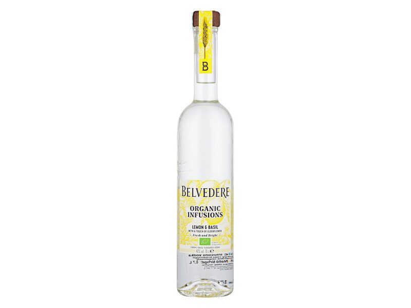 Belvedere Organic Infusion Lemon and Basil Vodka 0,7l