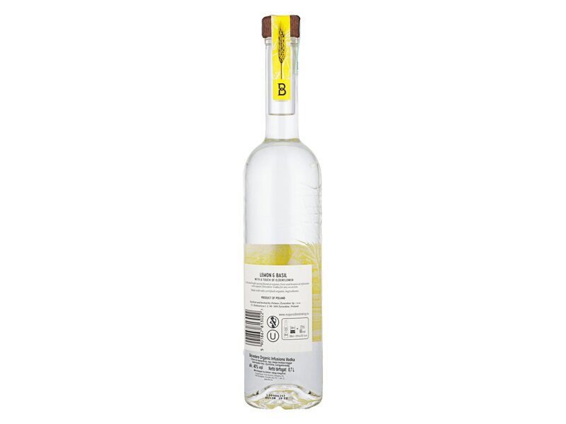 Belvedere Organic Infusion Lemon and Basil Vodka 0,7l