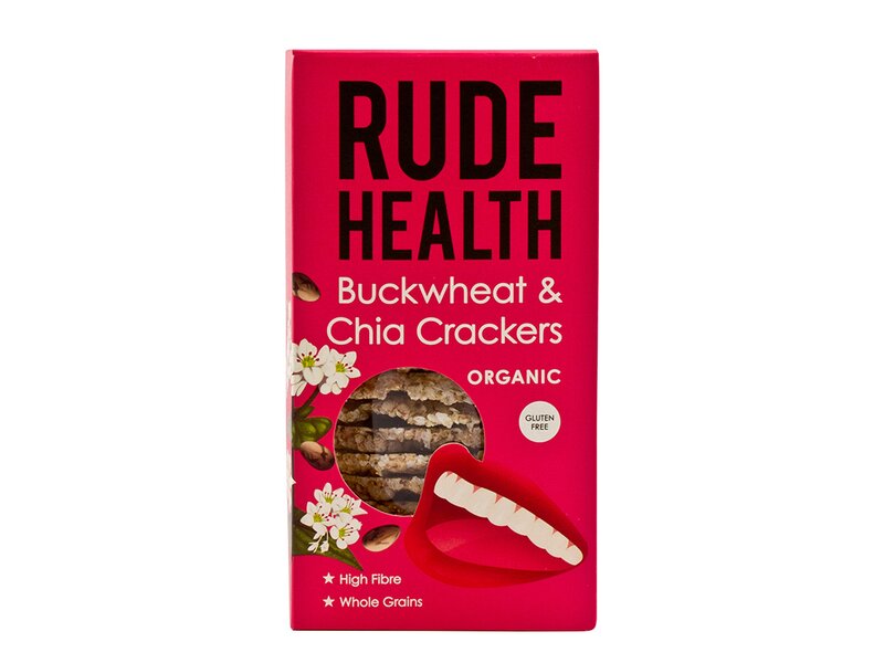 Rude Health Crackers Buckwheat & Chia 150g