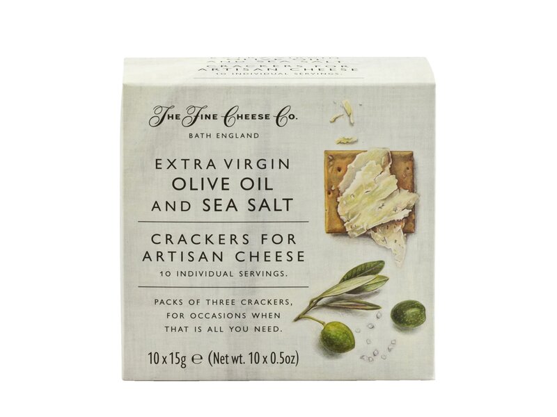 Fine Cheese Olive Oil Salt Crackers 10x15g