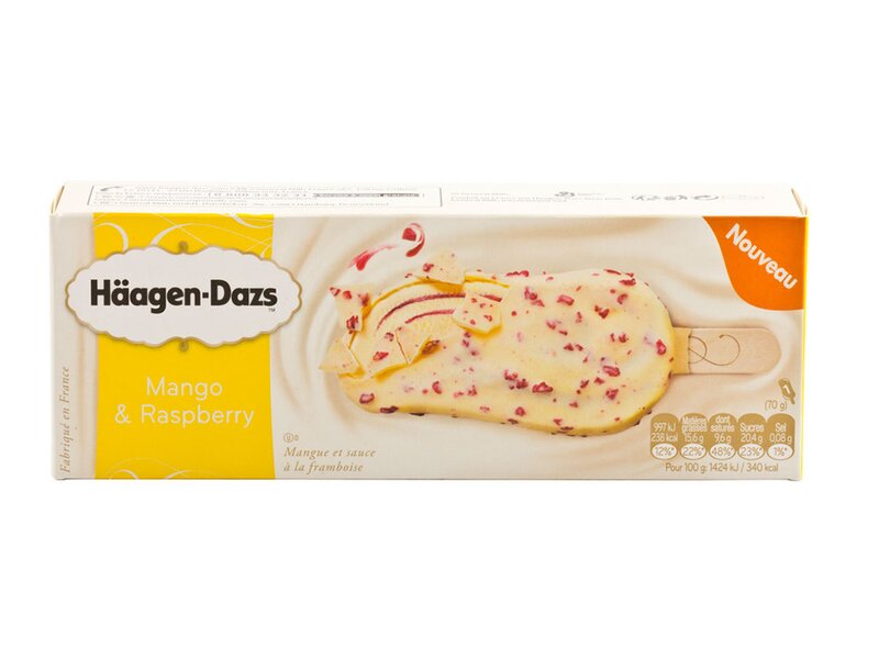 Haagen-D.** Mango & Raspberry 80ml