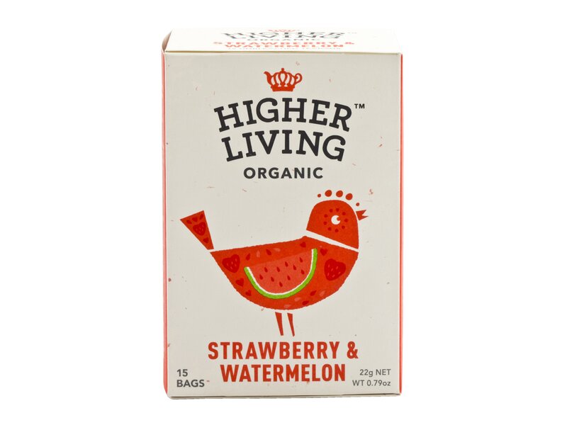 Higher Living Organic Strawberry&Watermelon Tea 15 filter 22g