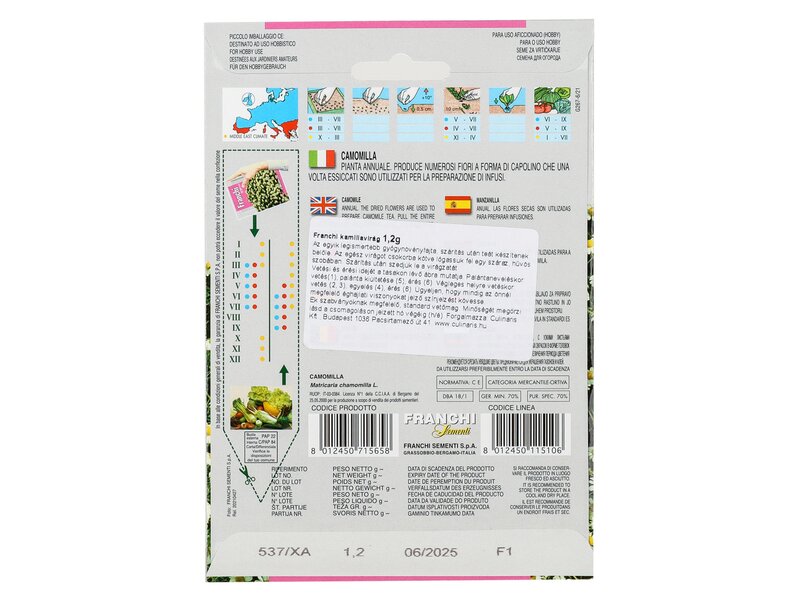 Franchi kamillavirág vetőmag