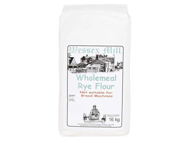 WessexM Wholemeal Rye flour Teljes kiőrlésű rozsliszt 25kg