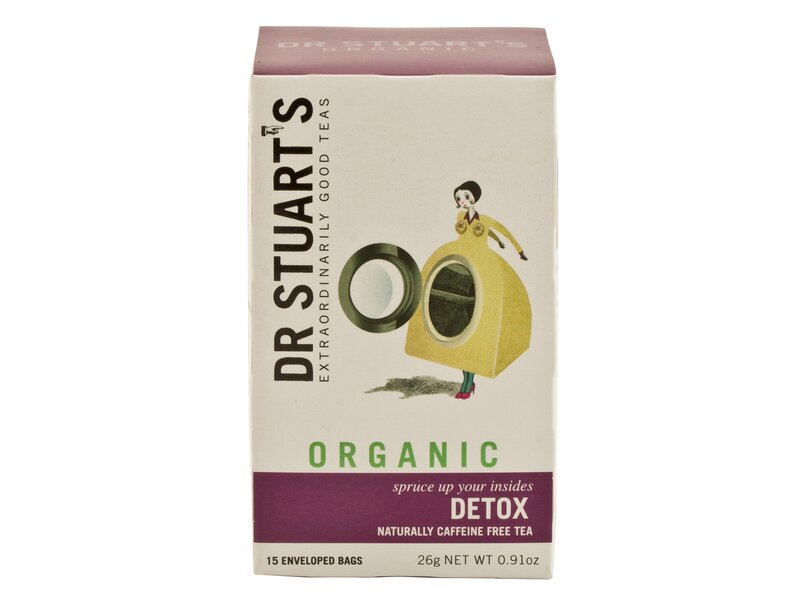 Dr Stuart's Organic Caffeine Free Detox tea 15 filter 26g