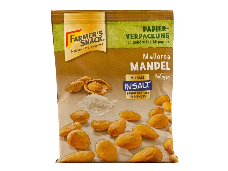 Farmer's Almonds blanched roasted and salted 100g