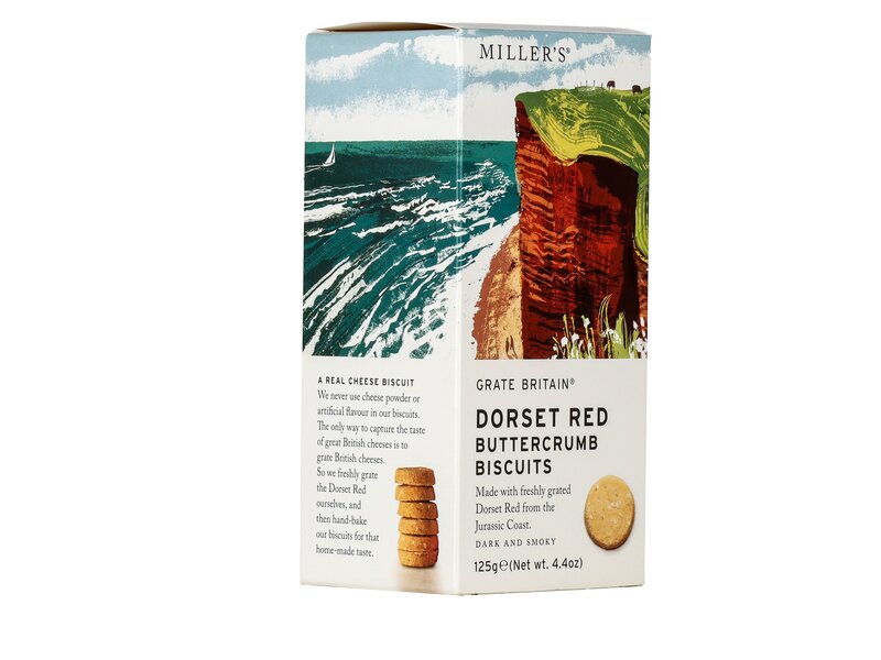 Artisan Biscuits Grate Britain Füstölt Cheddar sajtos vajas keksz 125g