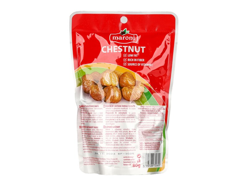 Maroni Hámozott gesztenye snack védőgázas csomagolásban 80g