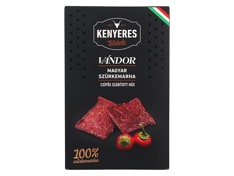 Kenyeres Szürkemarha Csípős Szárított Hús 50g