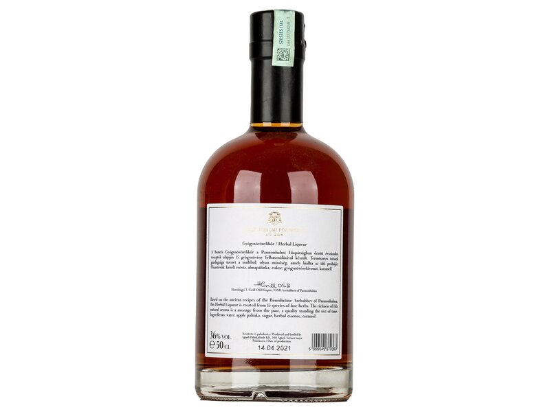 Pannonhalmi Bencés Gyógynövénylikőr 0,5l