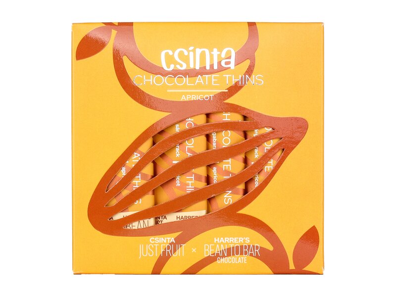 Csinta Chocholate Thins Sárgabarack 5db-os 40g