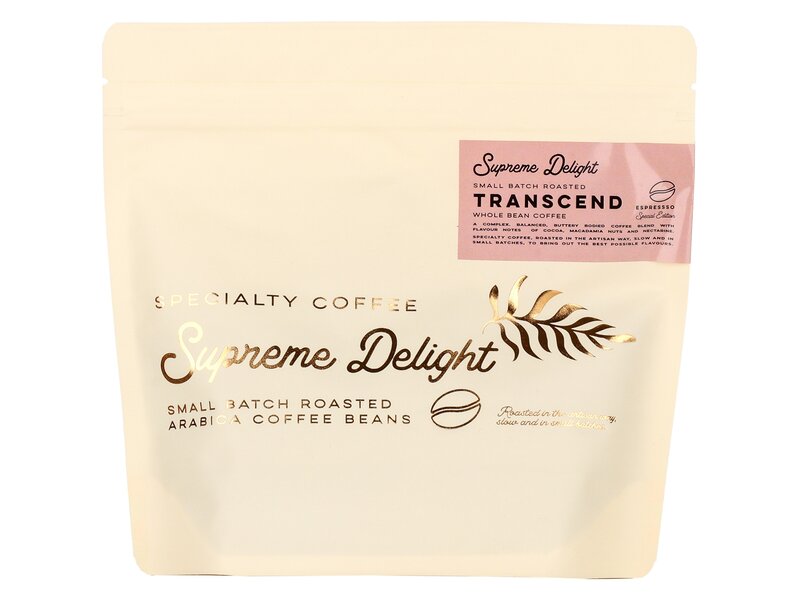 Supreme Delight Transcend Espresso - pörkölt szemes kávékeverék 200g