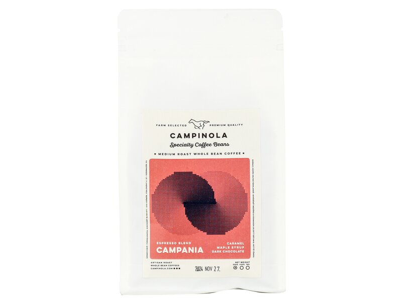 Campinola Campania Espresso pörkölt szemes kávékeverék 200g