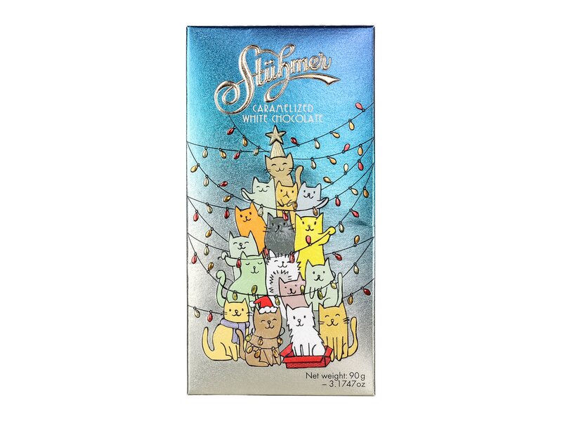 Stühmer Macskás karamellizált fehércsokoládé 90g