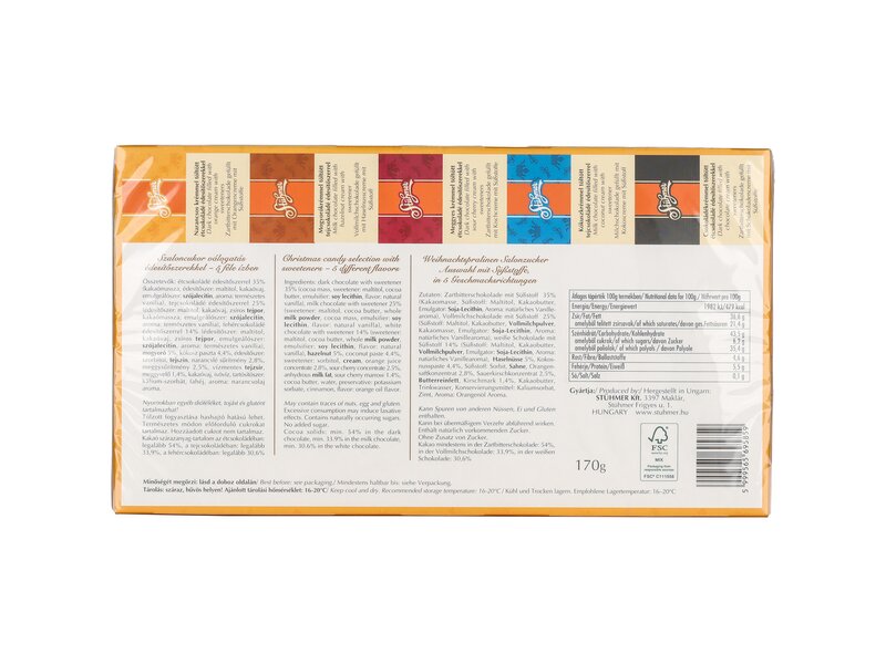 Stühmer Szaloncukor Válogatás Édesítőszerrel 170g