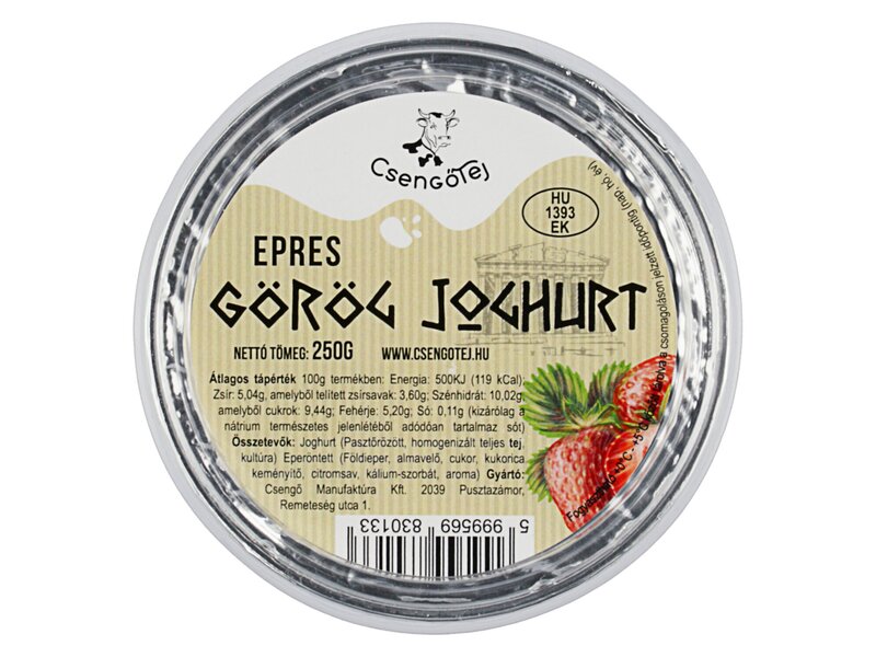 Csengő* Görög joghurt epres 250g