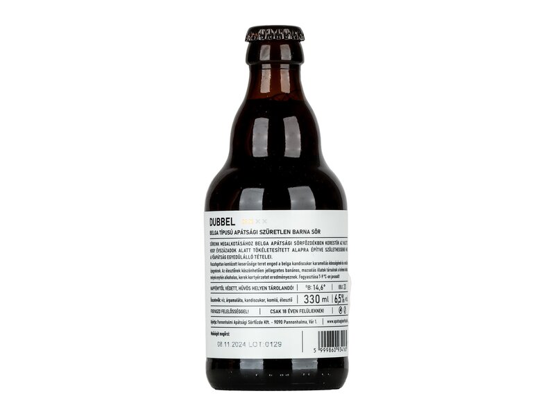 Pannonhalmi Dubbel  0,33l