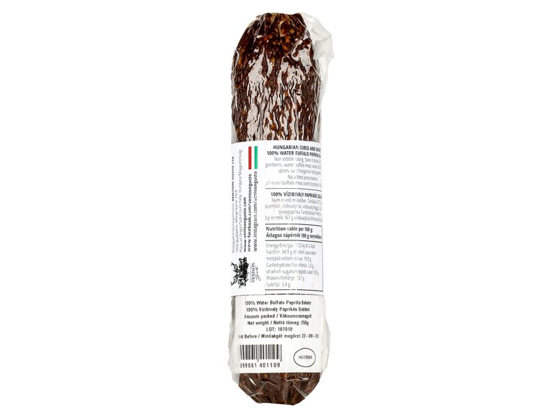 Venison Gusto Vízibivaly paprikás szalámi 250g