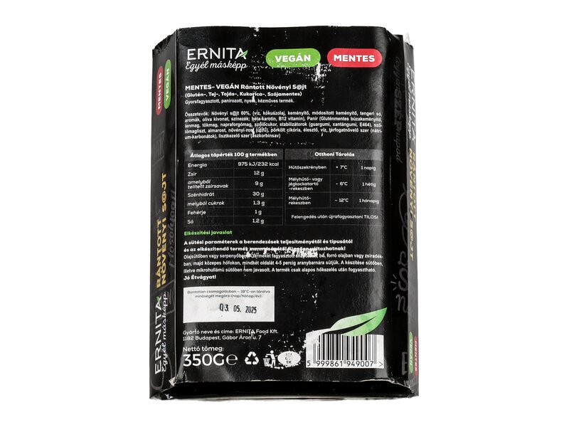 Ernita Rántott Növényi Sajt 350 g