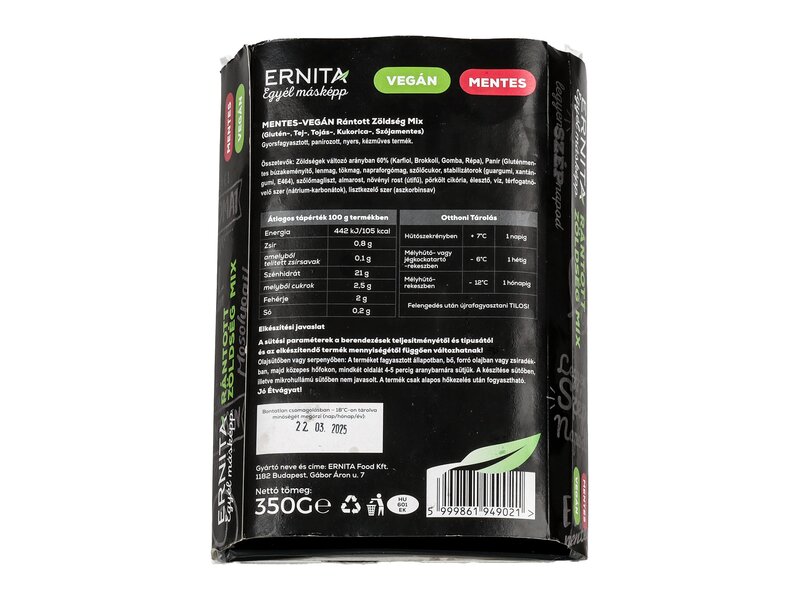 Ernita Rántott Zöldség Mix 350 g