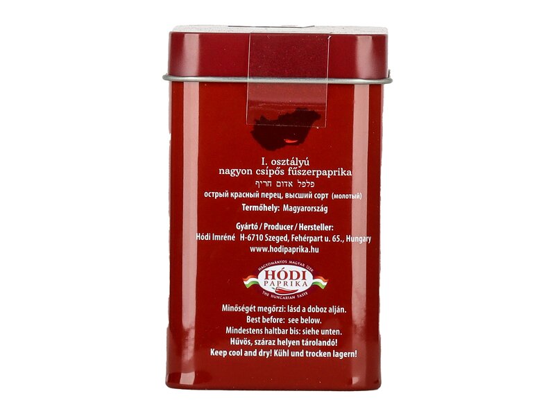 Hódi Erős paprika fémdobozban 70g
