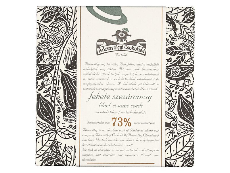 Rózsavölgyi feketeszezámos csoki 70g