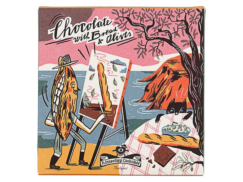 Rózsavölgyi kenyeres-olívás csoki 70g