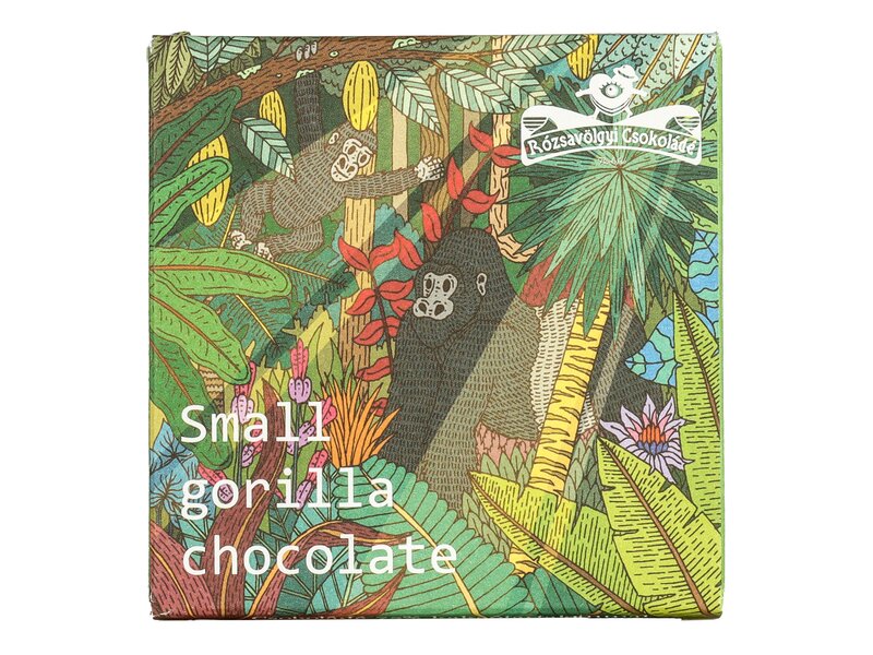 Rózsavölgyi Kis Gorilla csokoládé 72% 30g