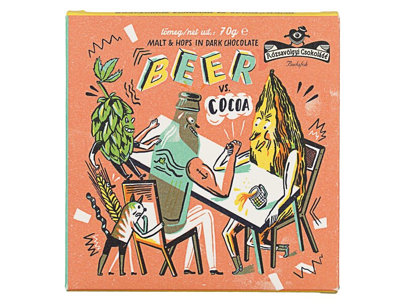Rózsavölgyi Beer vs Cocoa 70g