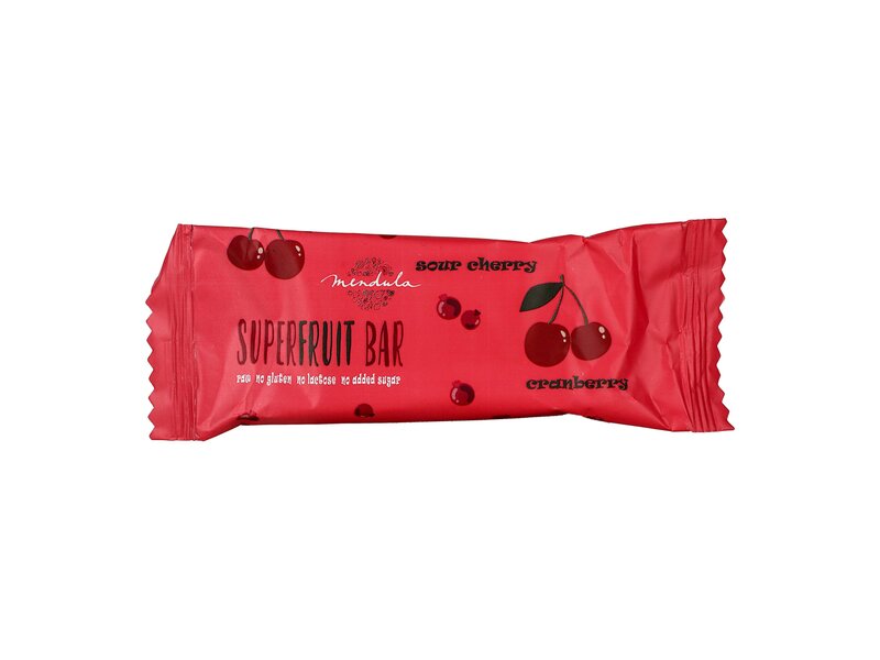 Mendula - Vörösáfonyás-meggyes superfruit bar 40g