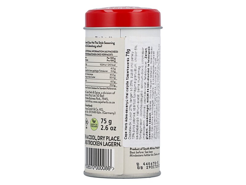 Cape Herb Sriracha Chilli Sweet & Sour Hot Thai 75g