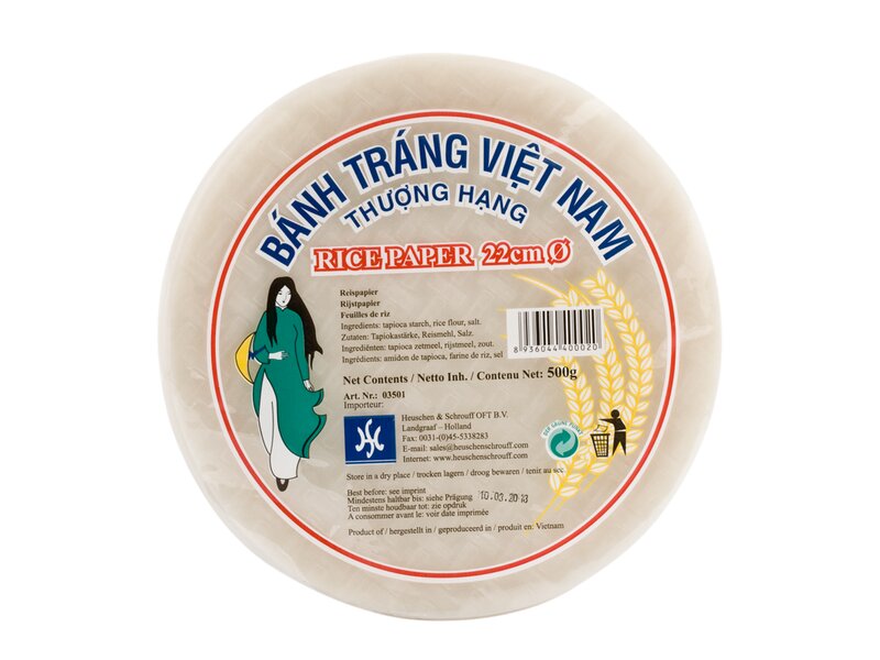 Báhn Tráng Viet Nam Rizslap 22cm 500g