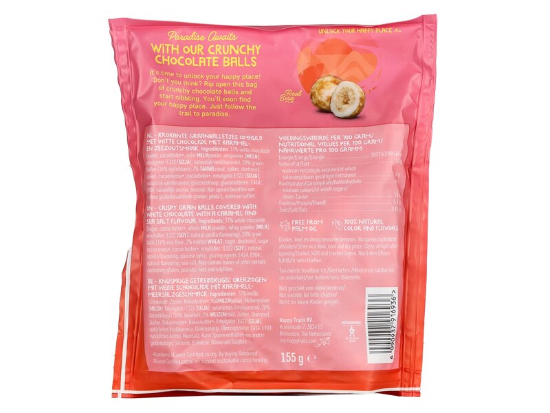 Happy Trails Chrunchy Chocolate Balls Caramel Breeze 155g