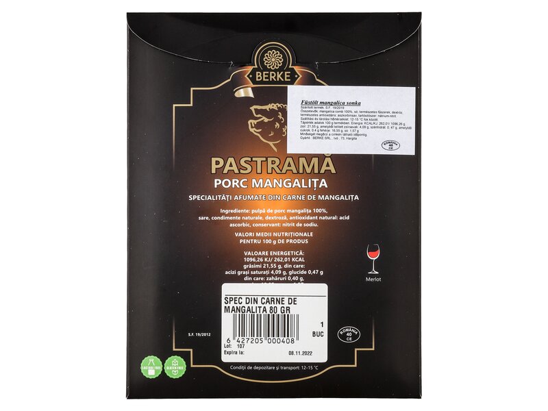 Berke* Füstölt mangalica sonka 100g