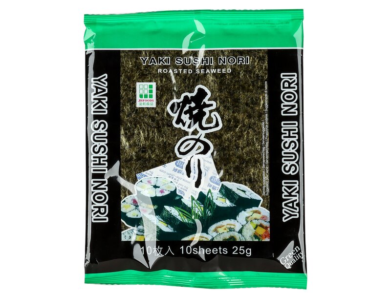 Jhfoods Dried Roasted Seaweed (10 SHEETS) 25 G 