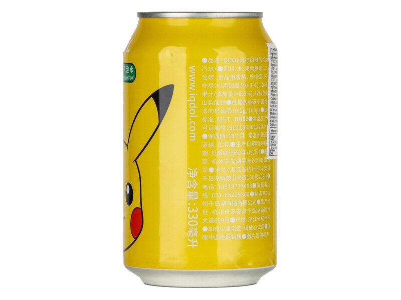 Qdol Pokemon Lime Soda 330ml